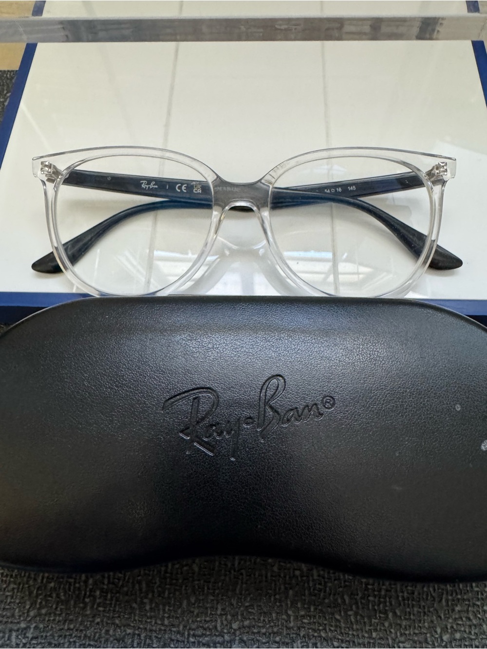 RayBan Eyeglasses Frame & Case